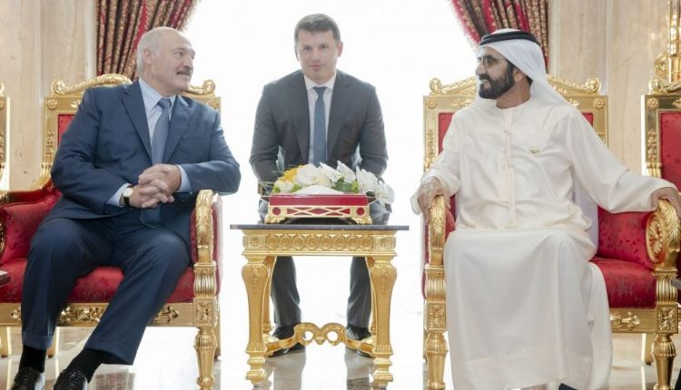 Мухаммед бин Рашид встретил президента Беларусии