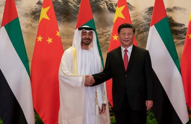 Шейх Мухаммед и президент Китая